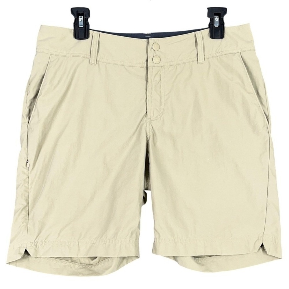 ExOfficio Outdoor Travel Hiking Adventurecore Utility Shorts Size 8 Khakis